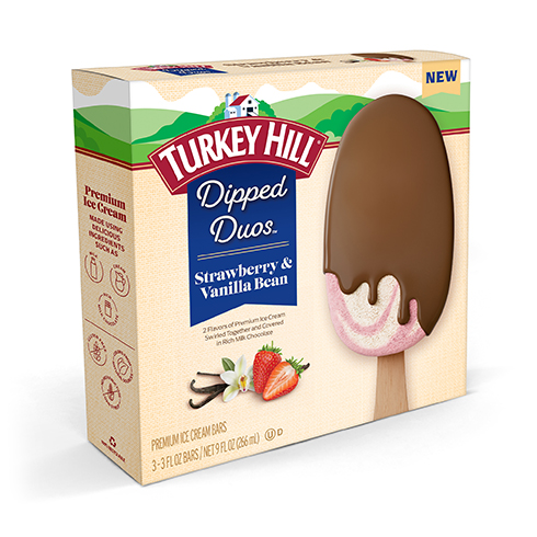 Turkey Hill Strawberry & Vanilla Bean Dipped Duos™